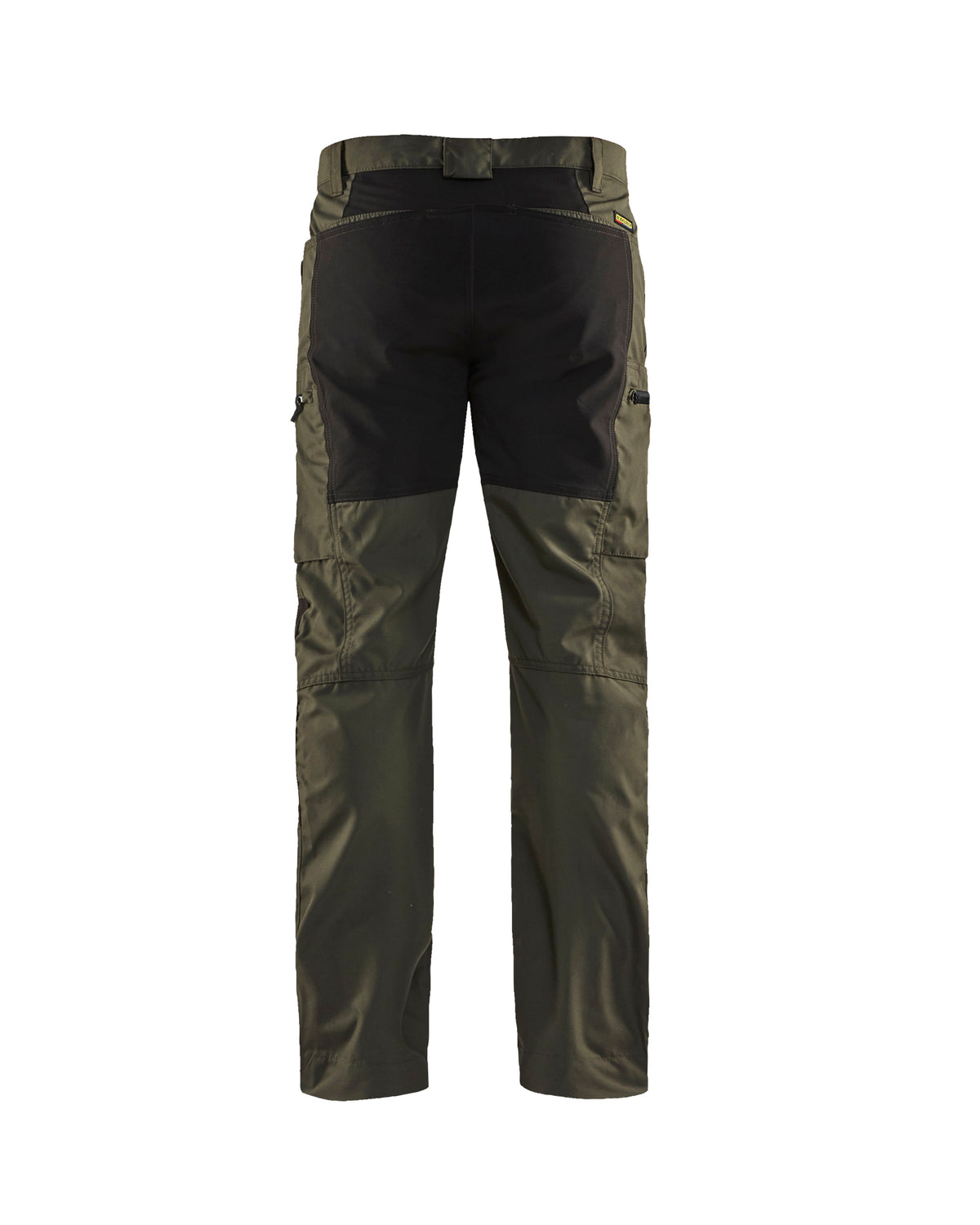 PANTALON SERVICE EXTENSIBLE - Vert Olive/Noir
