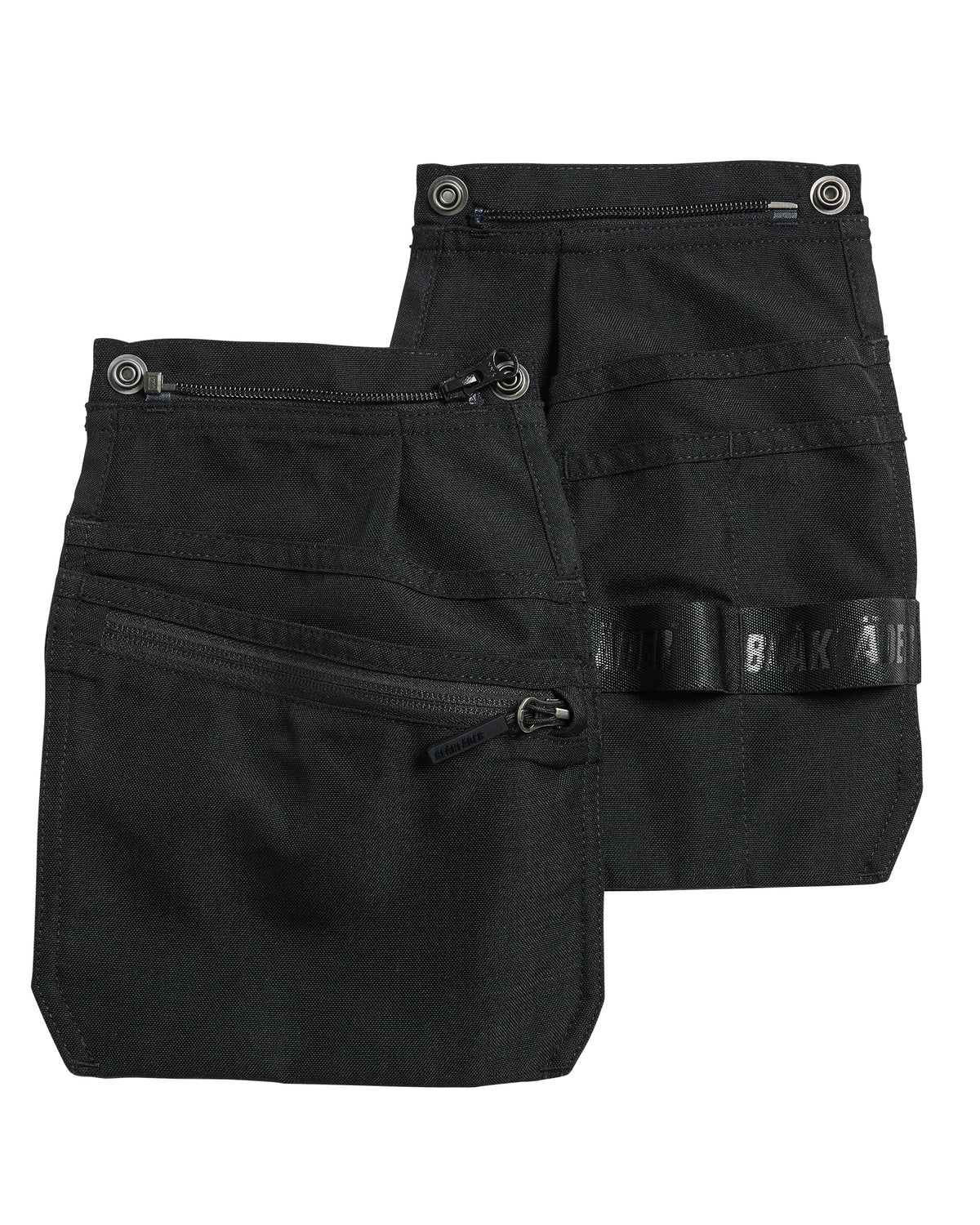 Tool pockets zipper & press stud fastening - Black
