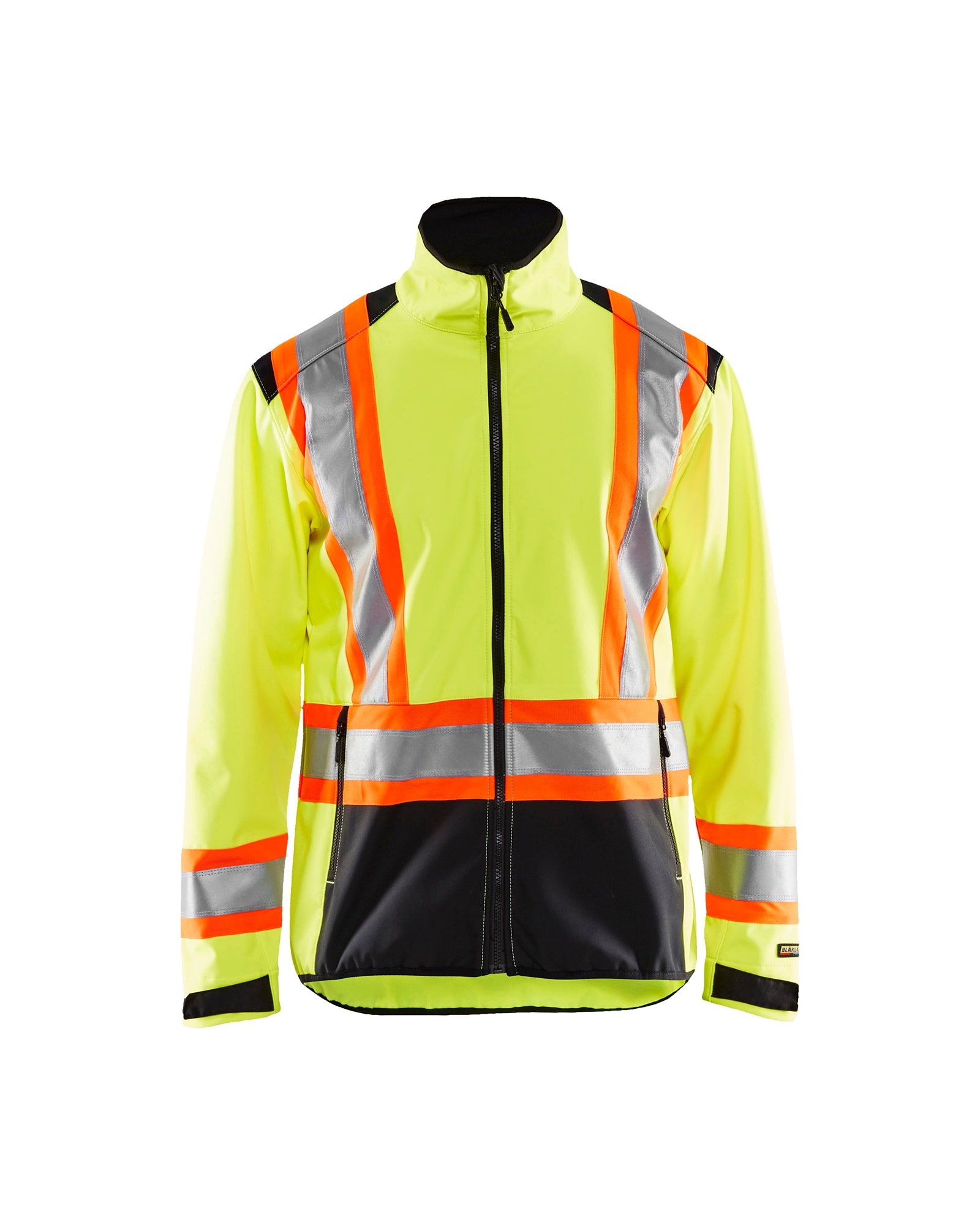MANTEAU COQUILLE SOUPLE HAUTE-VISIBILITÉ - Jaune haute-visibilité/Noir