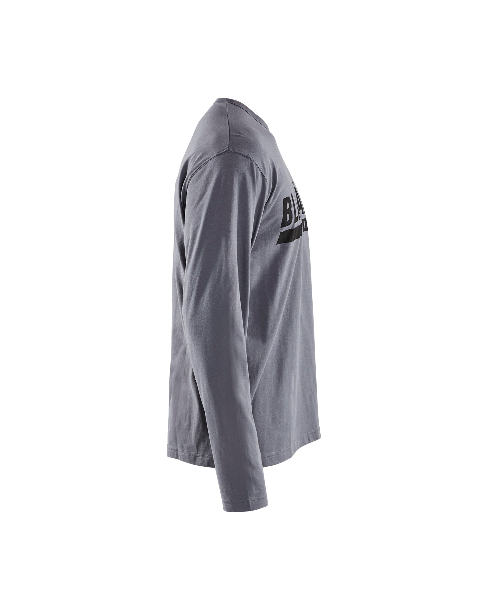 T-SHIRT IMPRIMÉ À MANCHES LONGUES - Gris