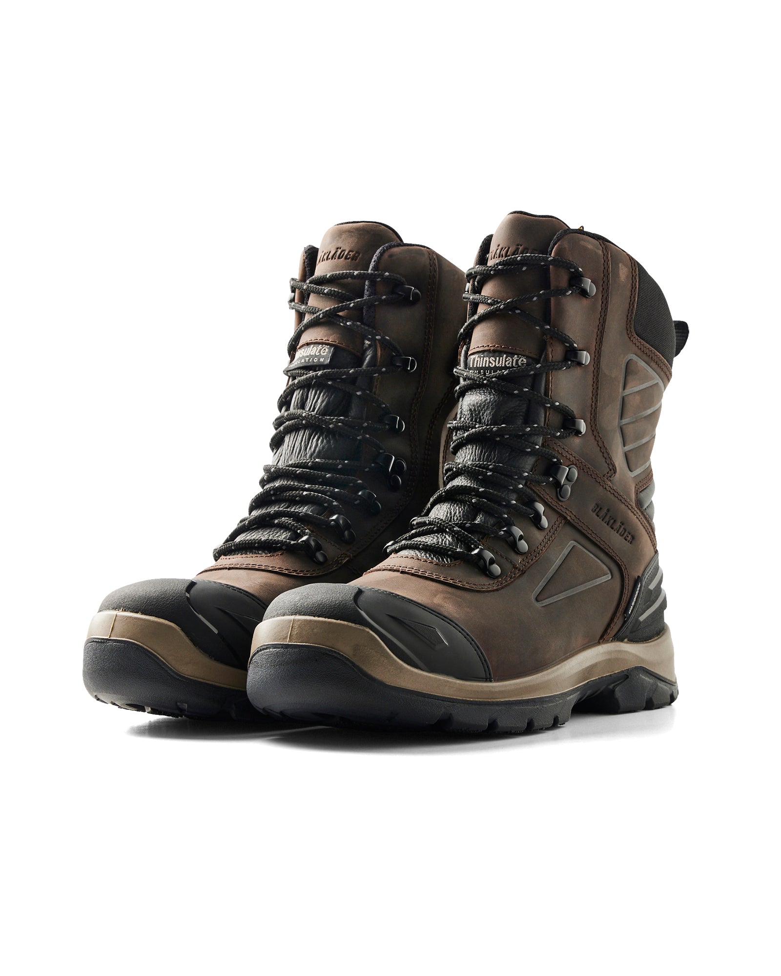 Chaussures de sécurité ELITE 8 pouces - Marron/Noir