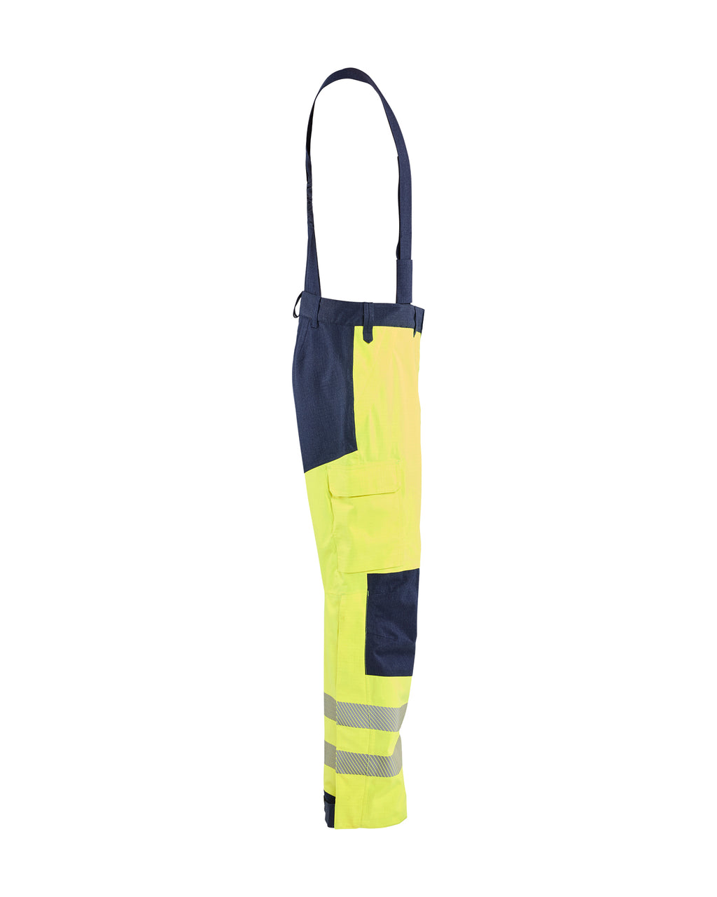 Multinorm Shell Pant - Yellow Hi-viz/Navy blue