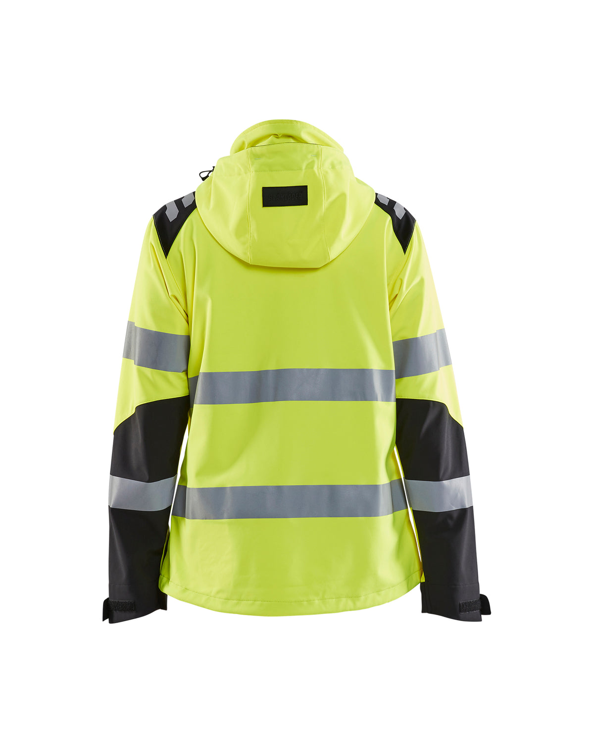 COQUILLE SOUPLE HAUTE-VISIBILITÉ POUR FEMMES - Jaune haute-visibilité/Noir