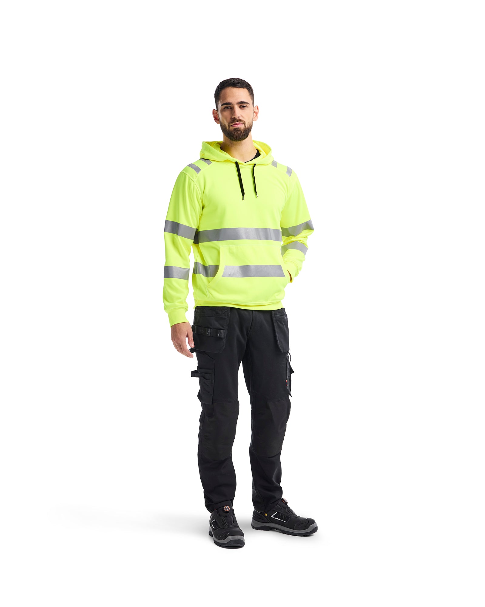 HI-VIS Hooded Sweatshirt - Yellow