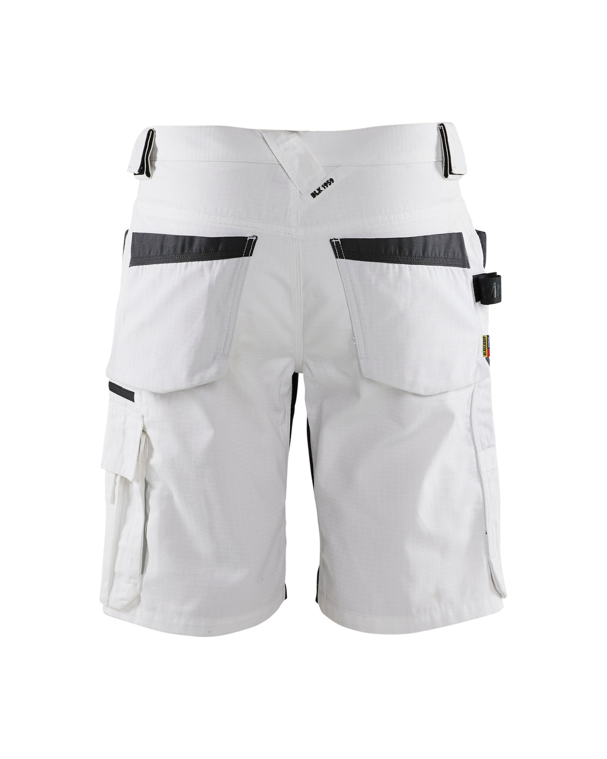 SHORT ANTIDÉCHIRURE - Blanc/Gris foncé