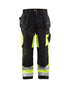PANTALON DE TRAVAIL HAUTE-VISIBILITÉ X1600 - Noir/Jaune