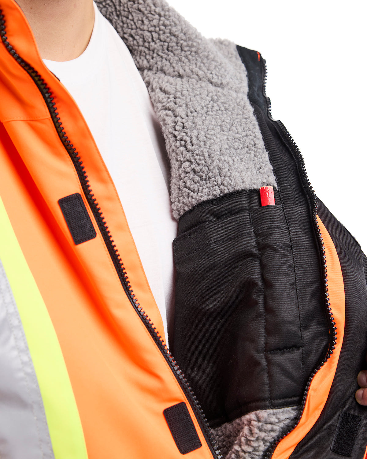 Parka d'hiver - Orange Haute-visibilité