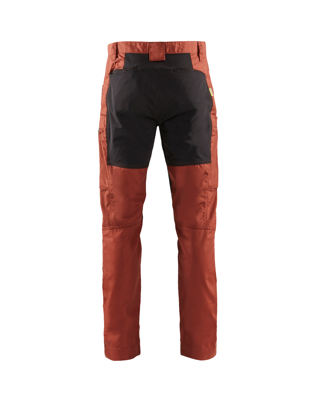 Service Pants with Stretch - Burned Red/Black