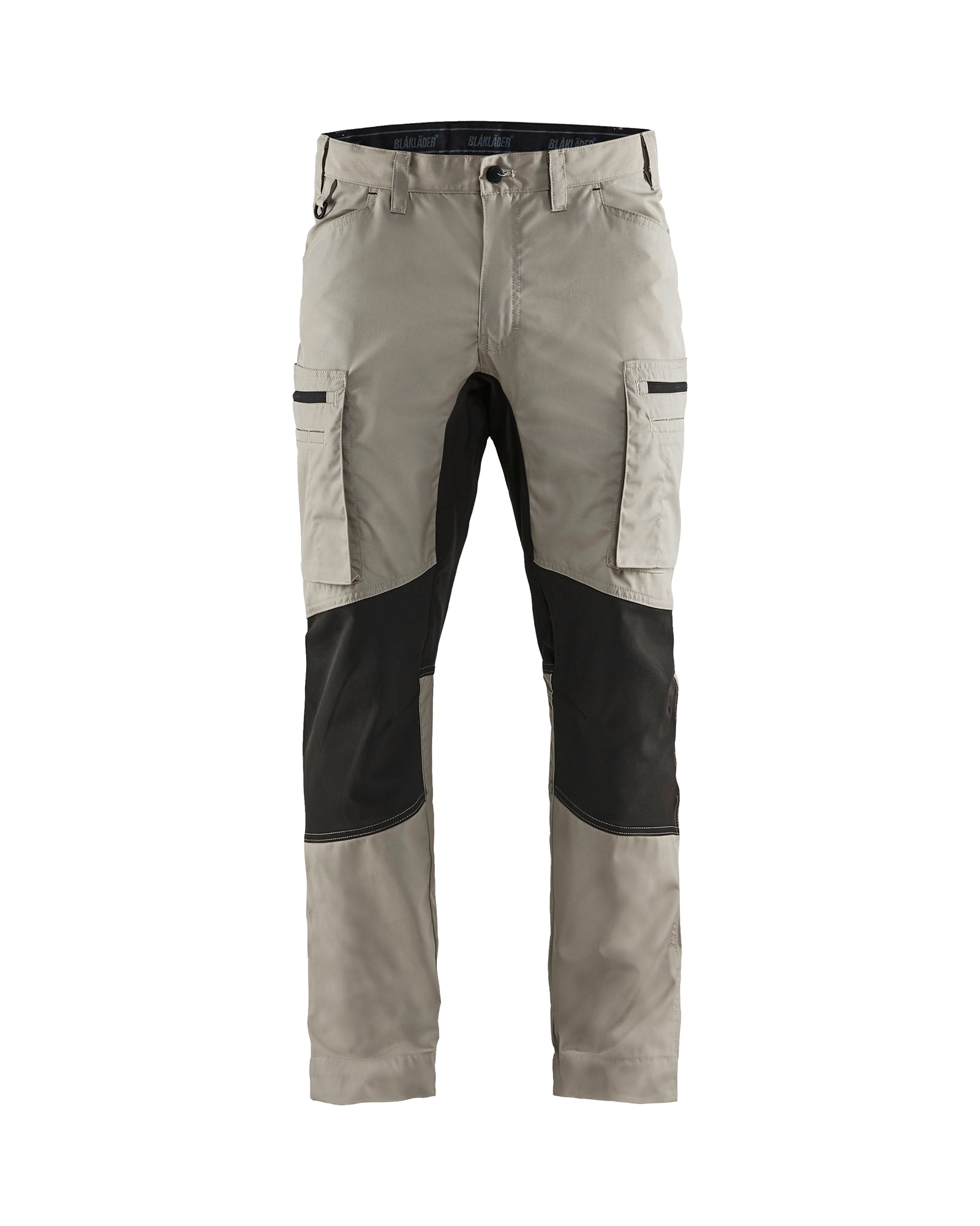 PANTALON SERVICE EXTENSIBLE - Beige/Noir