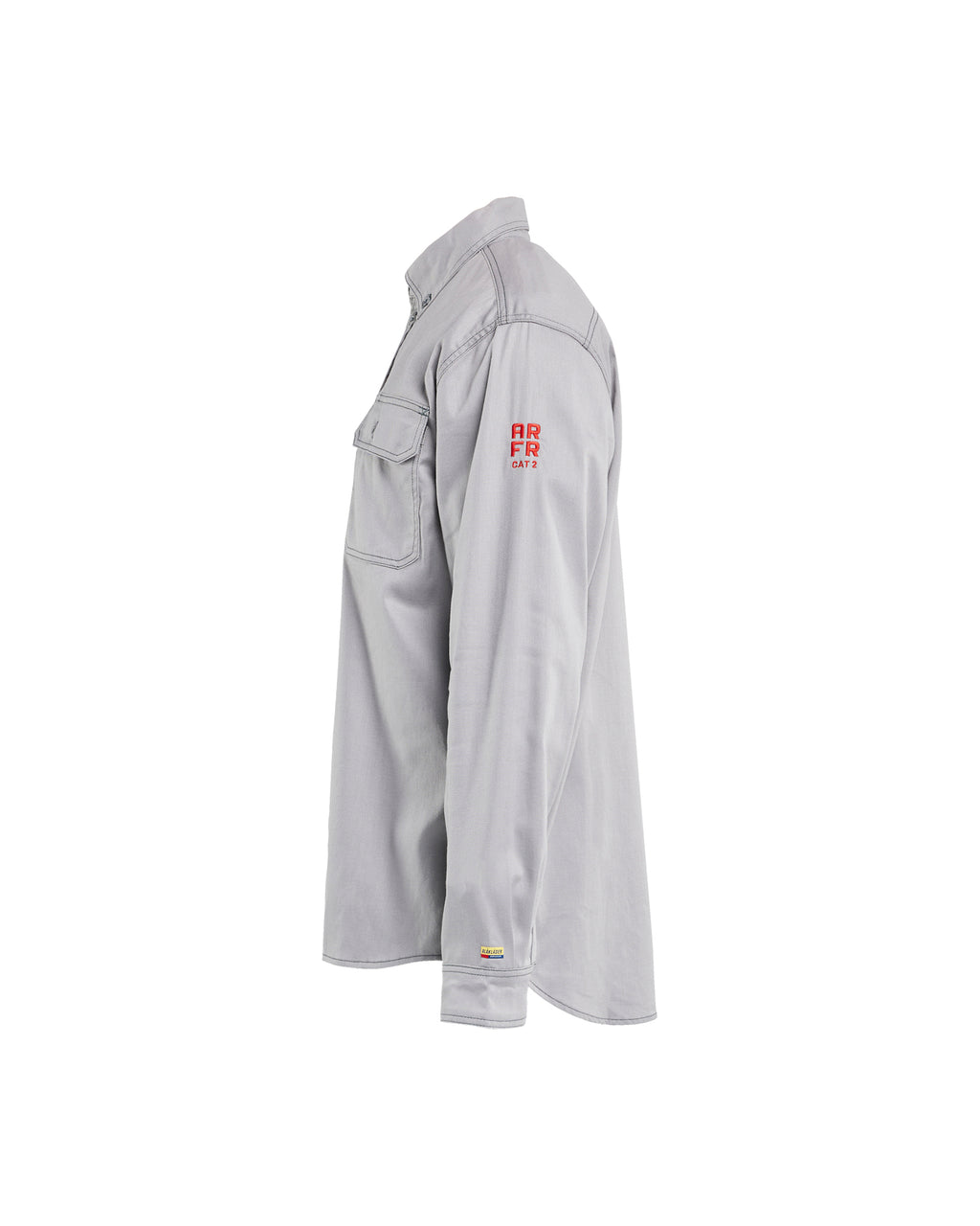 FR Button-Up Shirt - Light grey