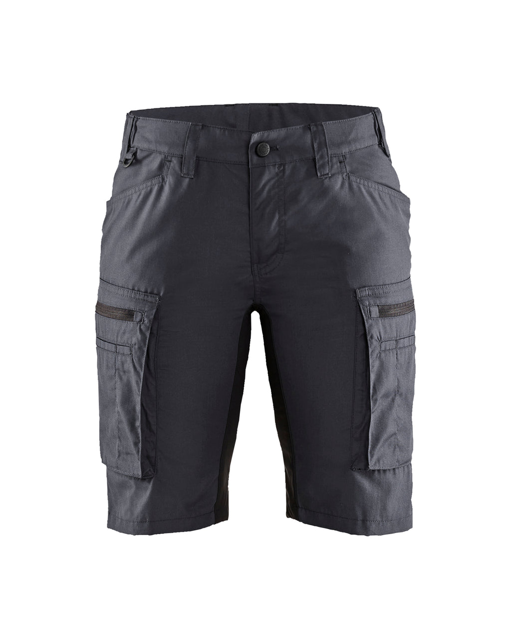 Women's Service Shorts With Stretch - Grey/Black