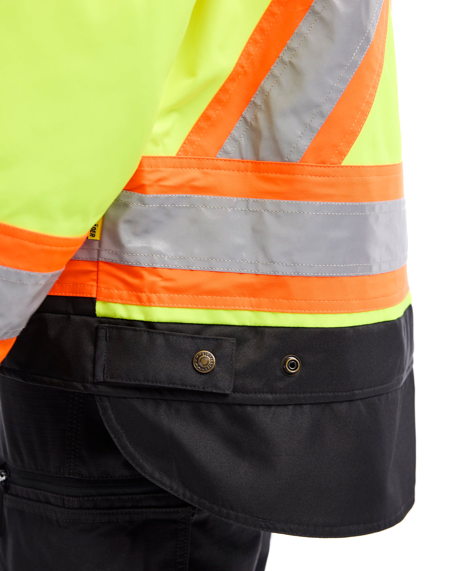 HI-VIS WINTER JACKET - Yellow Hi-viz/Black