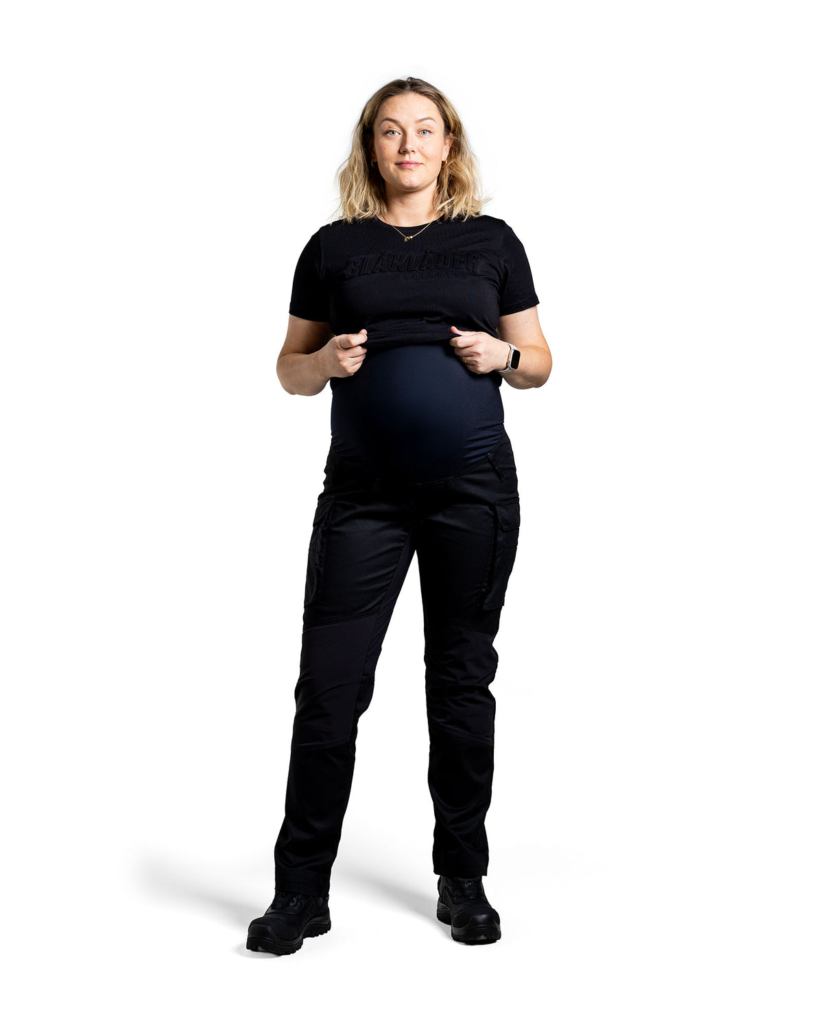 PANTALONS DE MATERNITÉ EXTENSIBLE - Noir