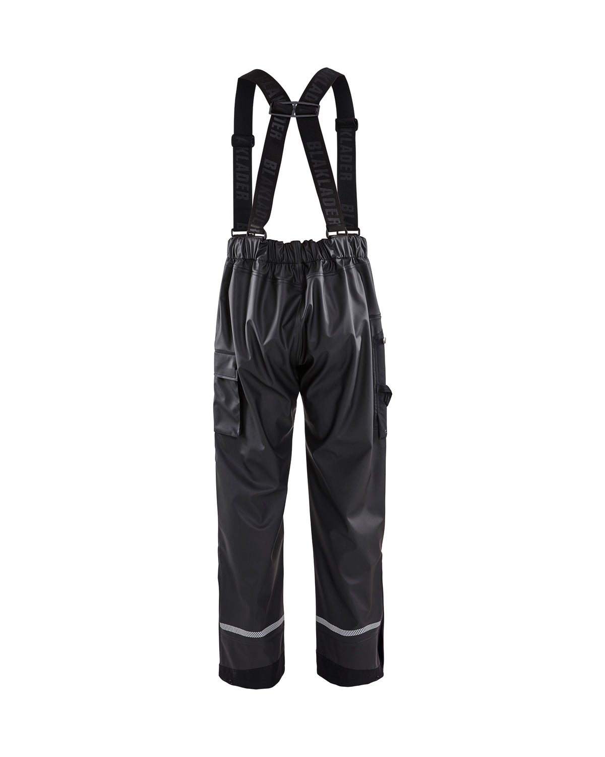 PANTALON DE PLUIE AVEC DÉTAILS RÉFLÉCHISSANTS - Noir