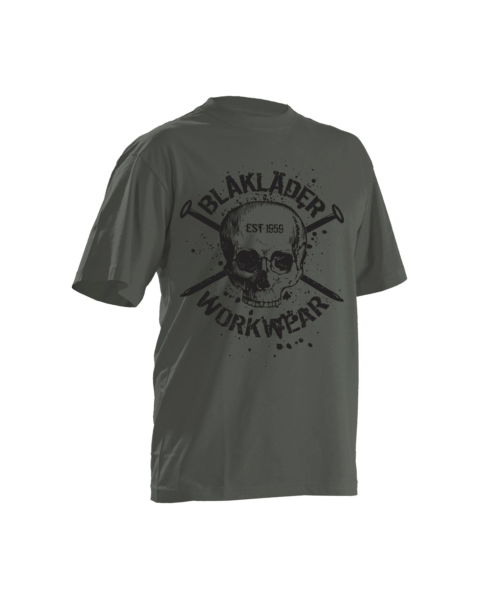 T-shirt Scull - Vert armée