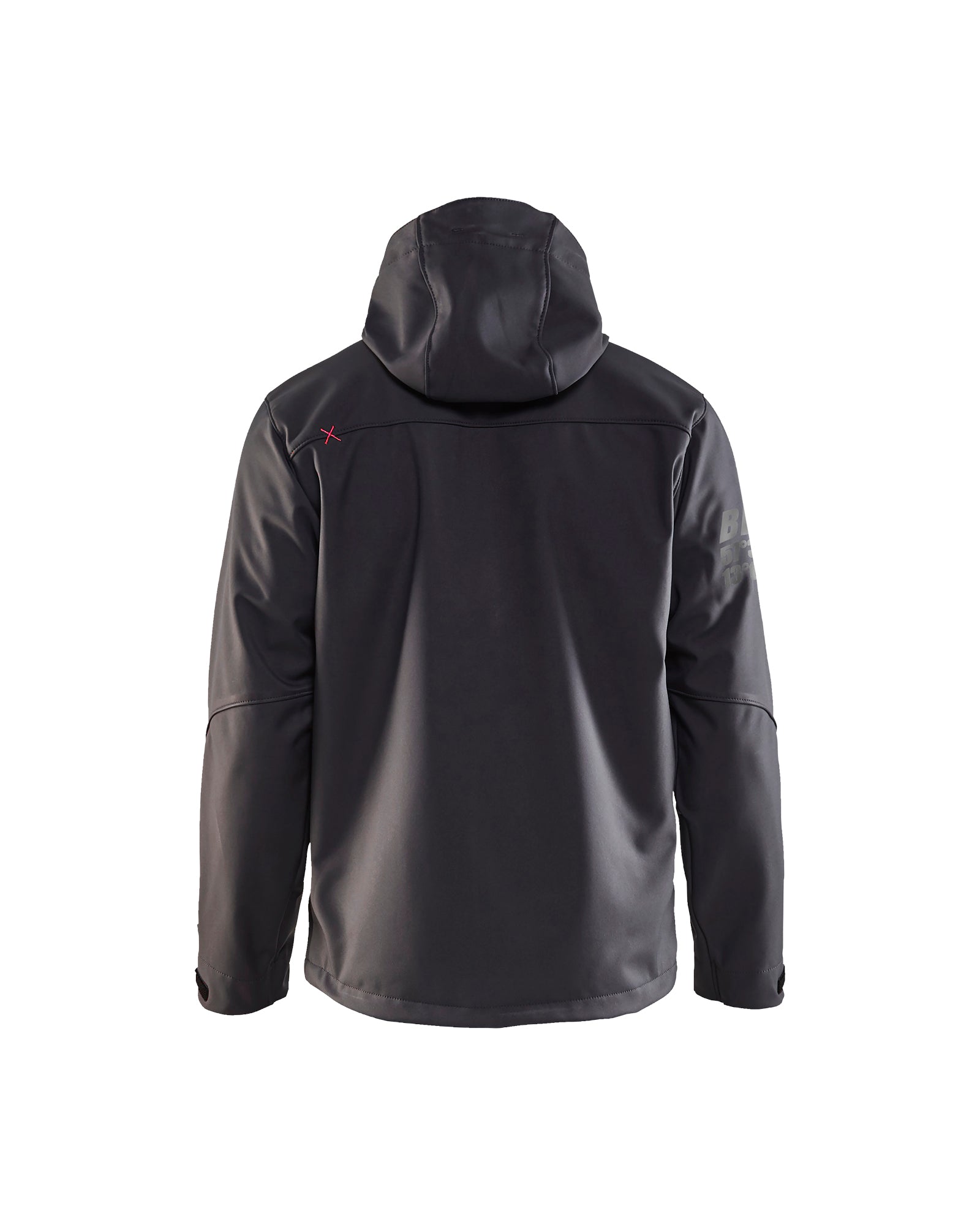 VESTE COQUILLE SOUPLE PRO - Gris foncé/rouge