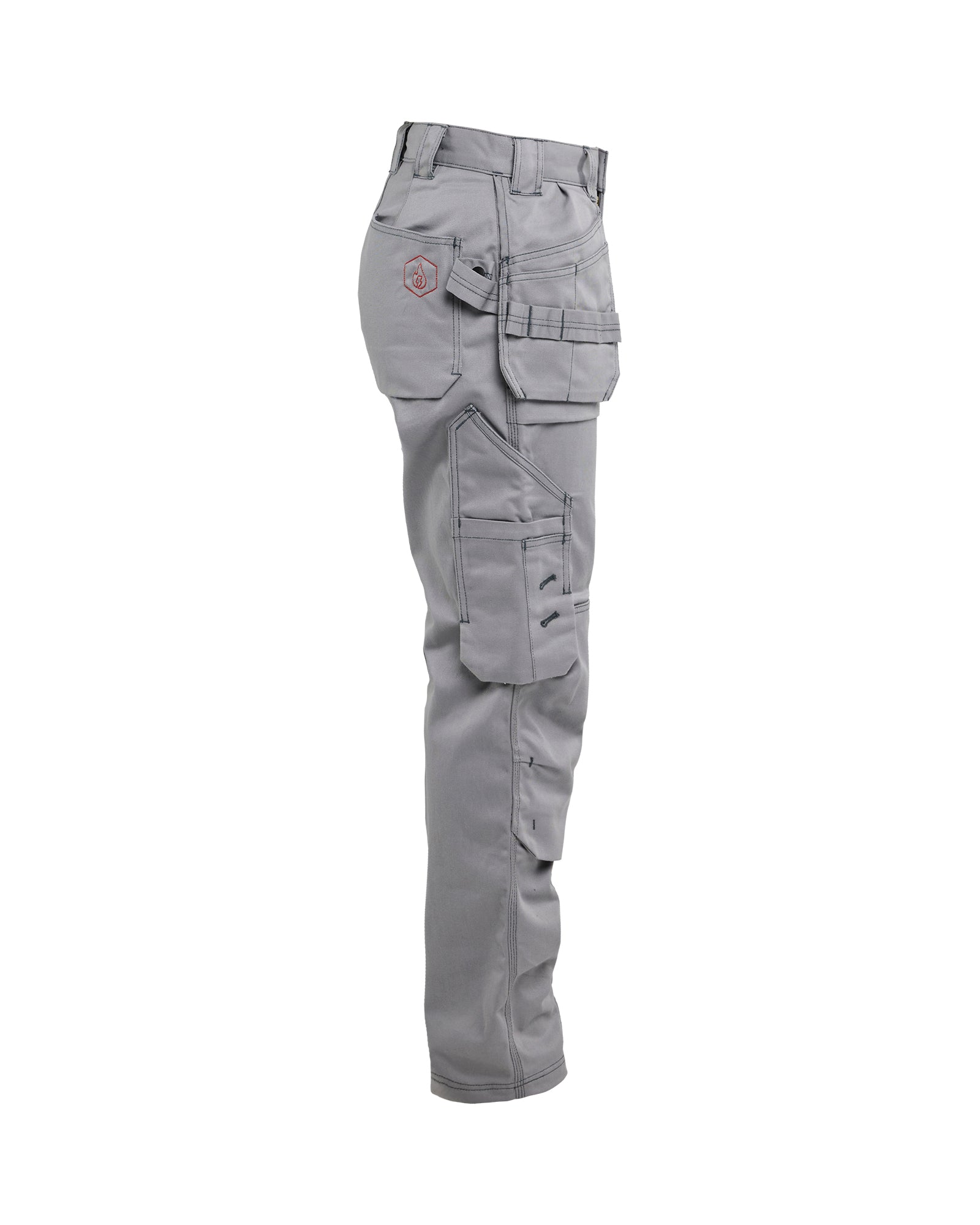 Women's FR Pant With Utility Pockets - Light grey