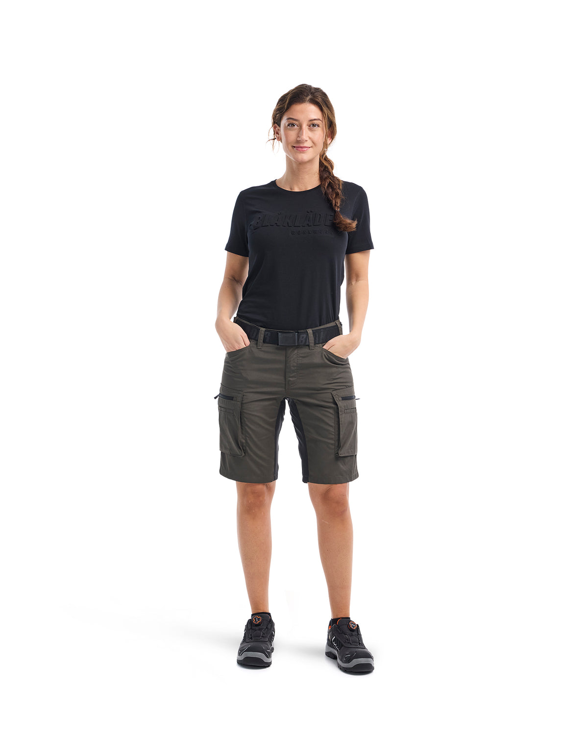 T-SHIRT 3D POUR FEMMES - Noir