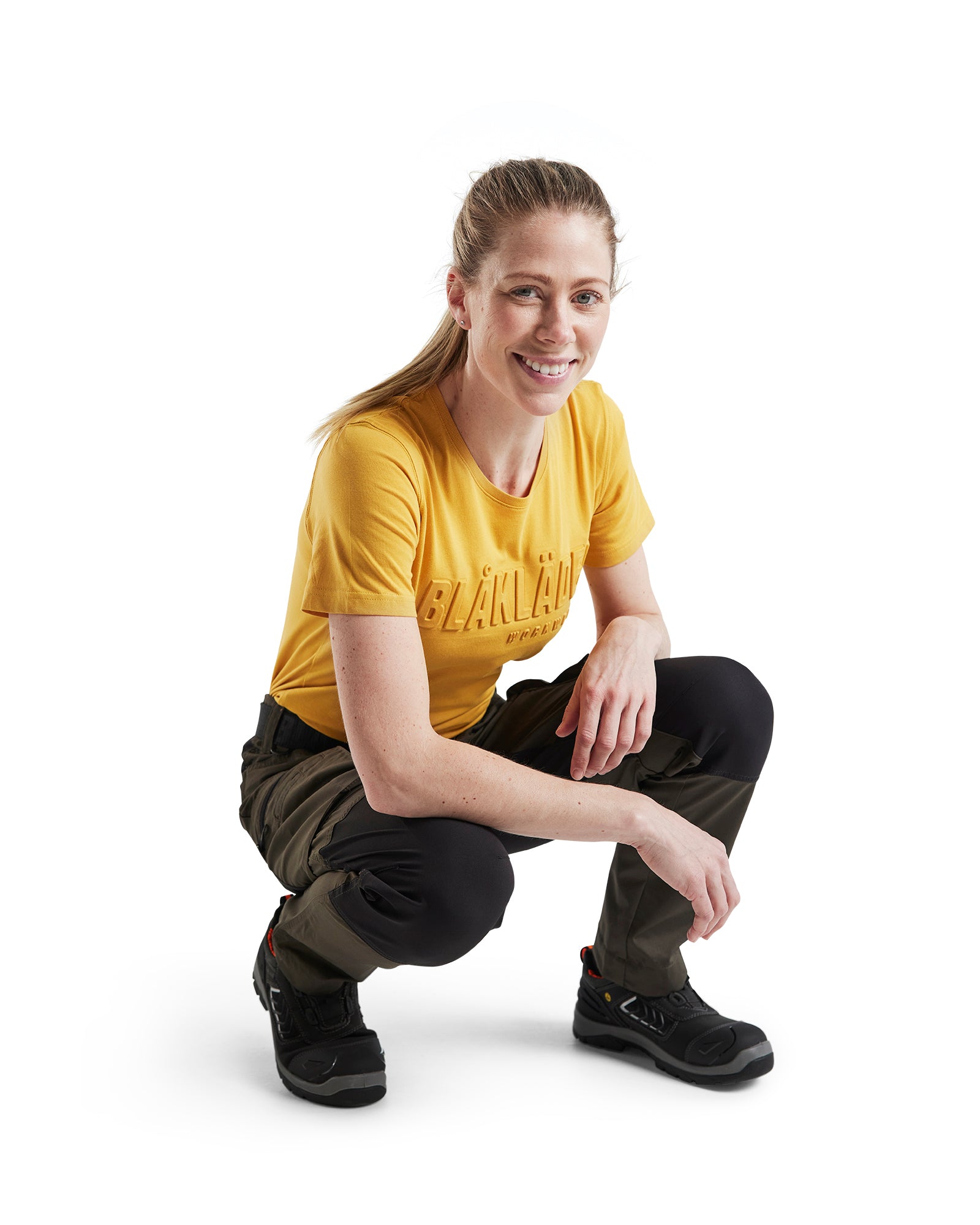 PANTALON DE SERVICE POUR FEMMES - Vert Olive/Noir