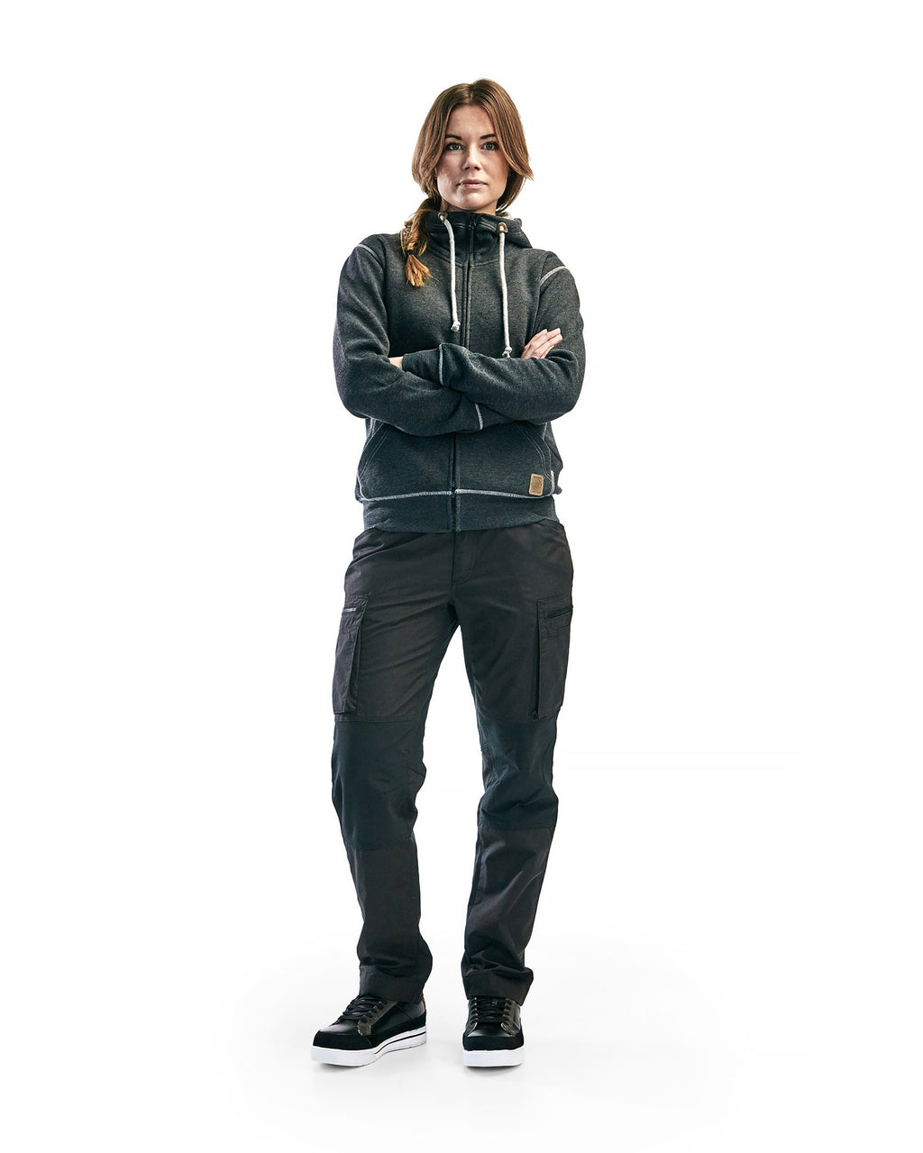 WOMEN'S SERVICE STRETCH PANTS - Black