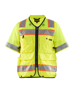 VESTE AVEC MANCHES HAUTE-VISIBILITÉ - Jaune haute-visibilité/Noir