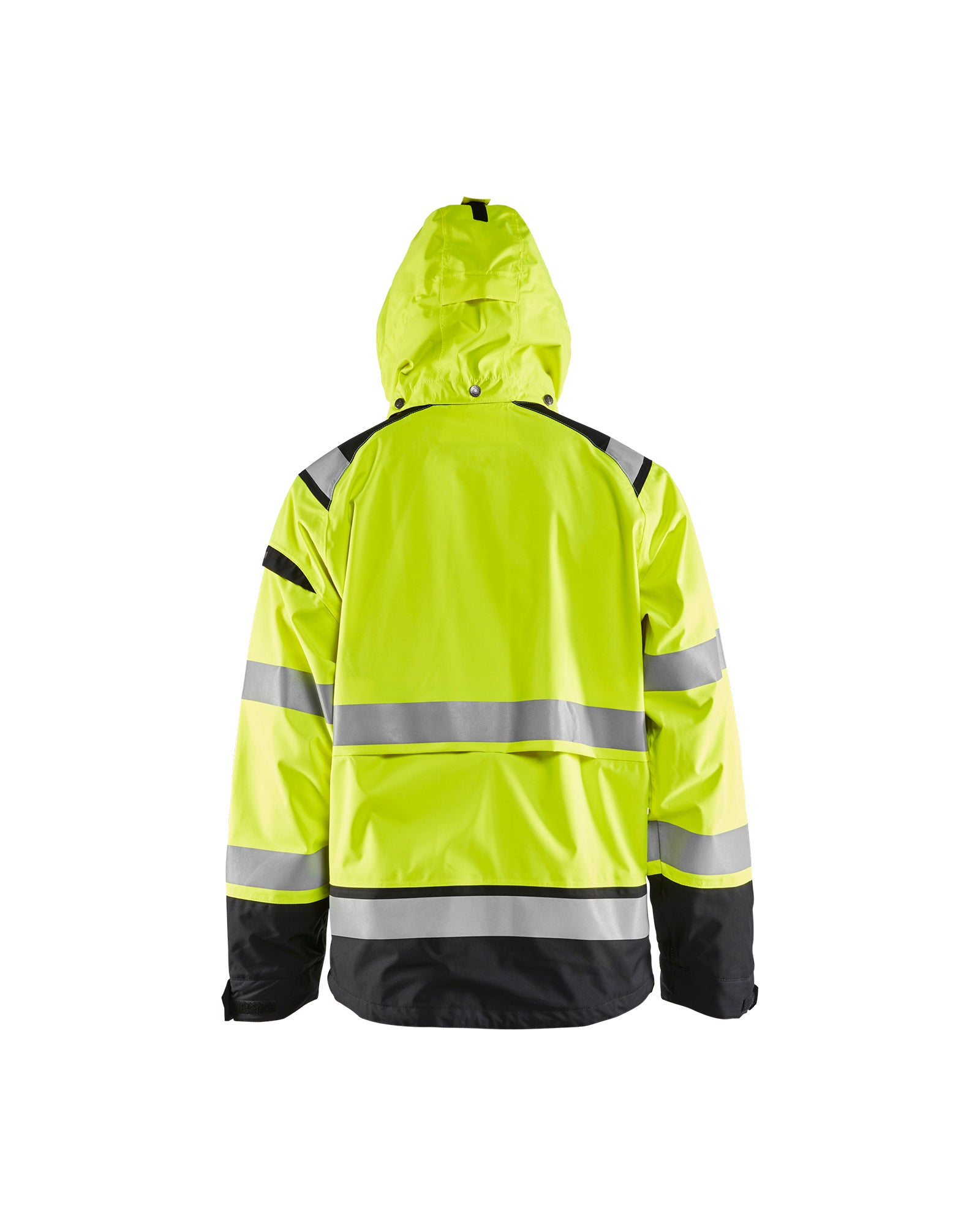 Hi-Vis Premium Shell Jacket - Yellow Hi-viz/Black