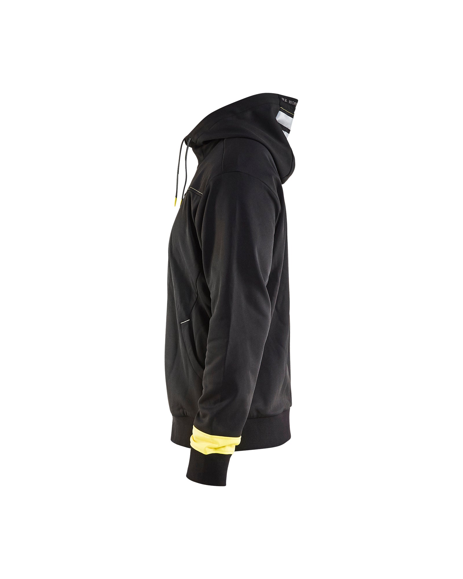 Visibility Zip Sweatshirt - Black/Yellow Hi-viz