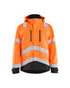 MANTEAU COQUILLE HAUTE-VISIBILITÉ - Orange/Noir