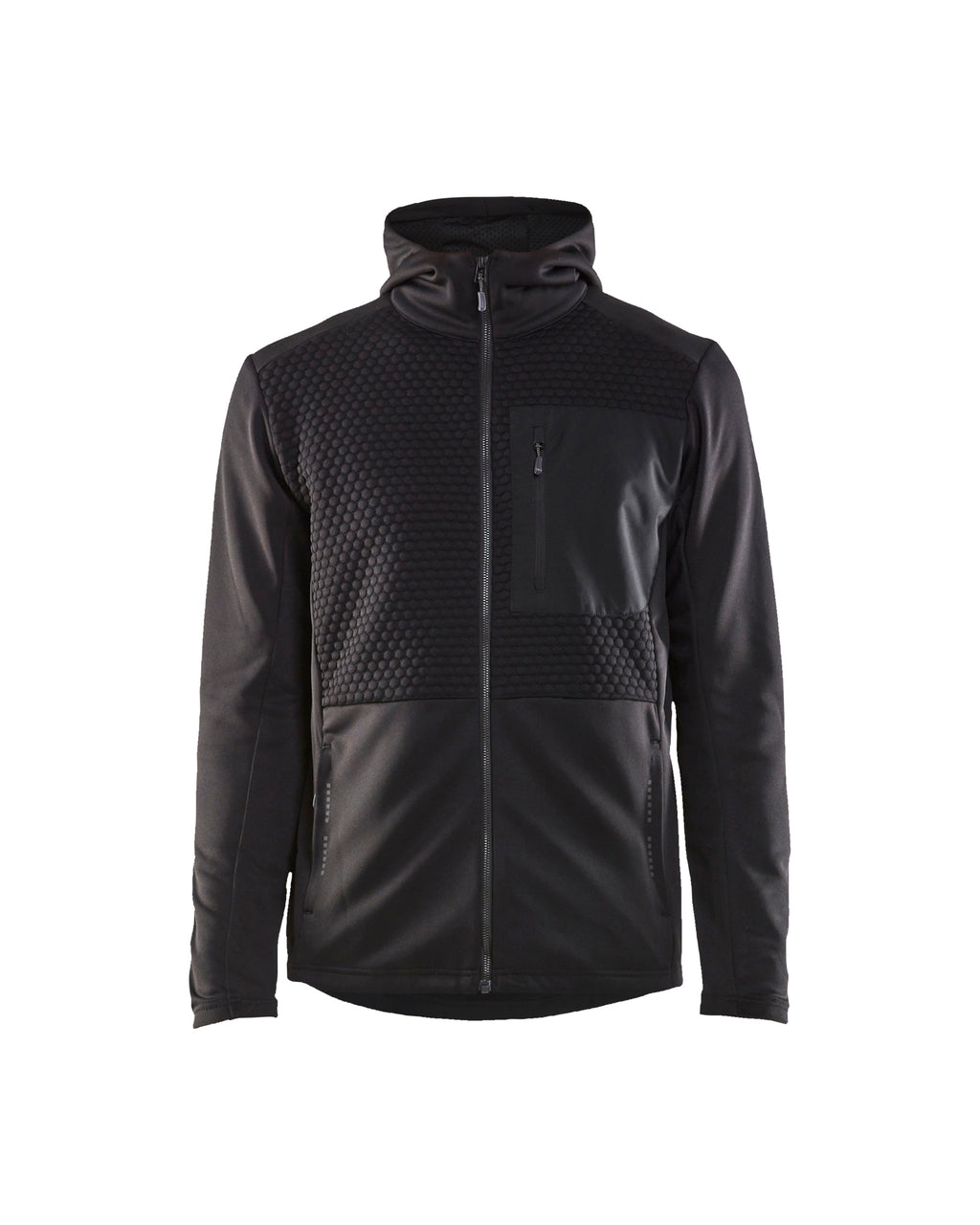Tech Jacket - with hood - Black