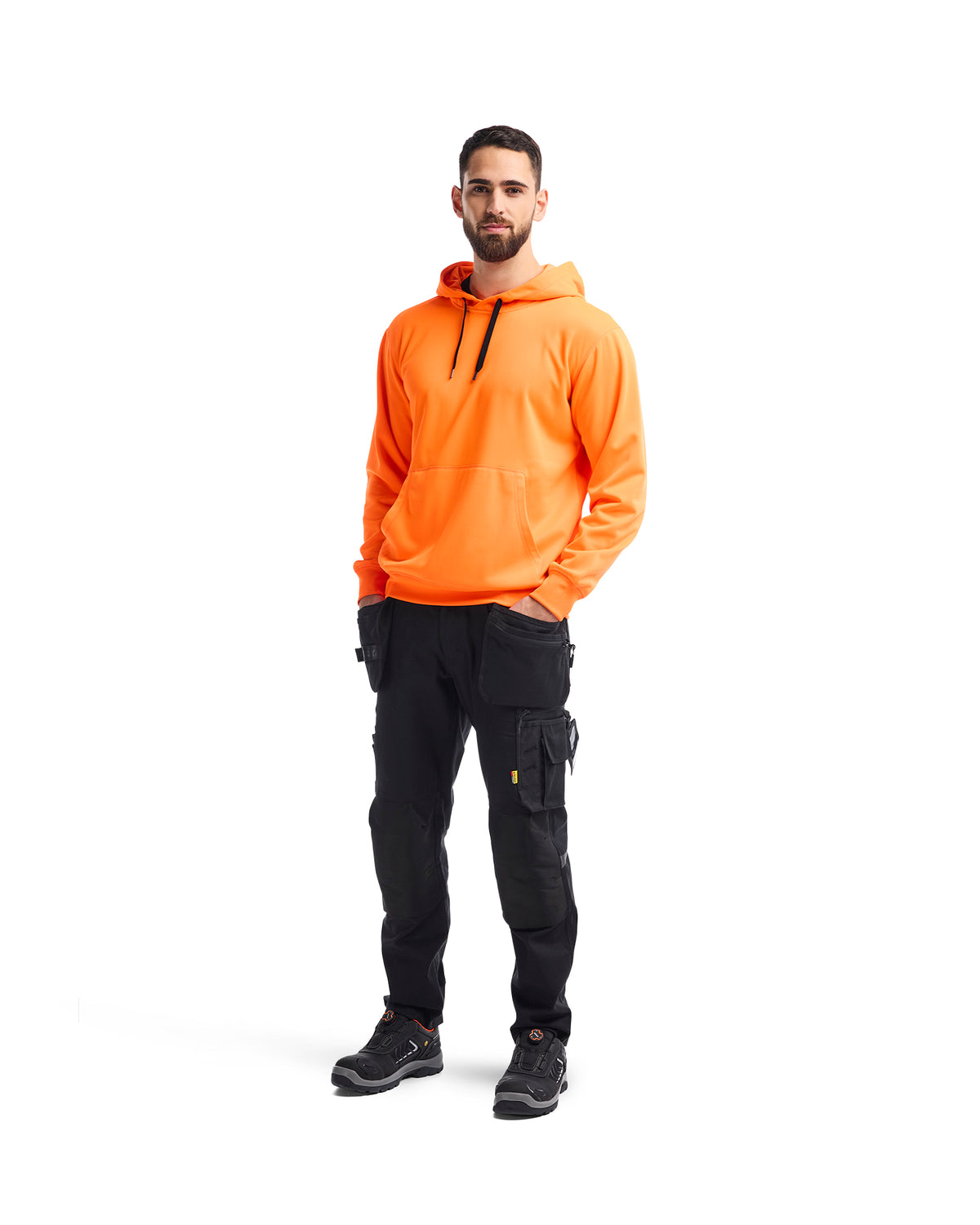 CHANDAIL À CAPUCHe - Orange Haute-visibilité