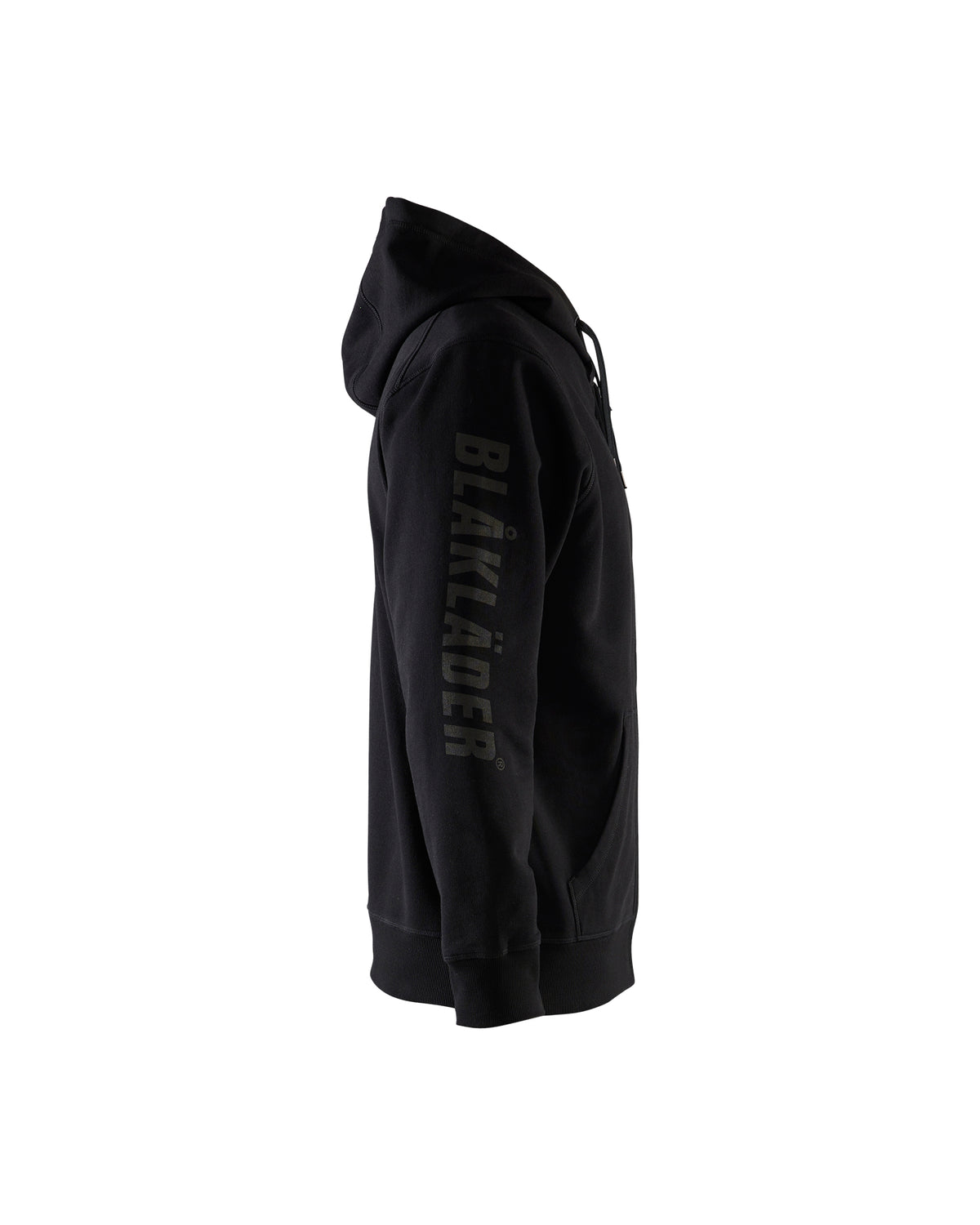 Chandail zippé à Capuche Avec Logo - Noir