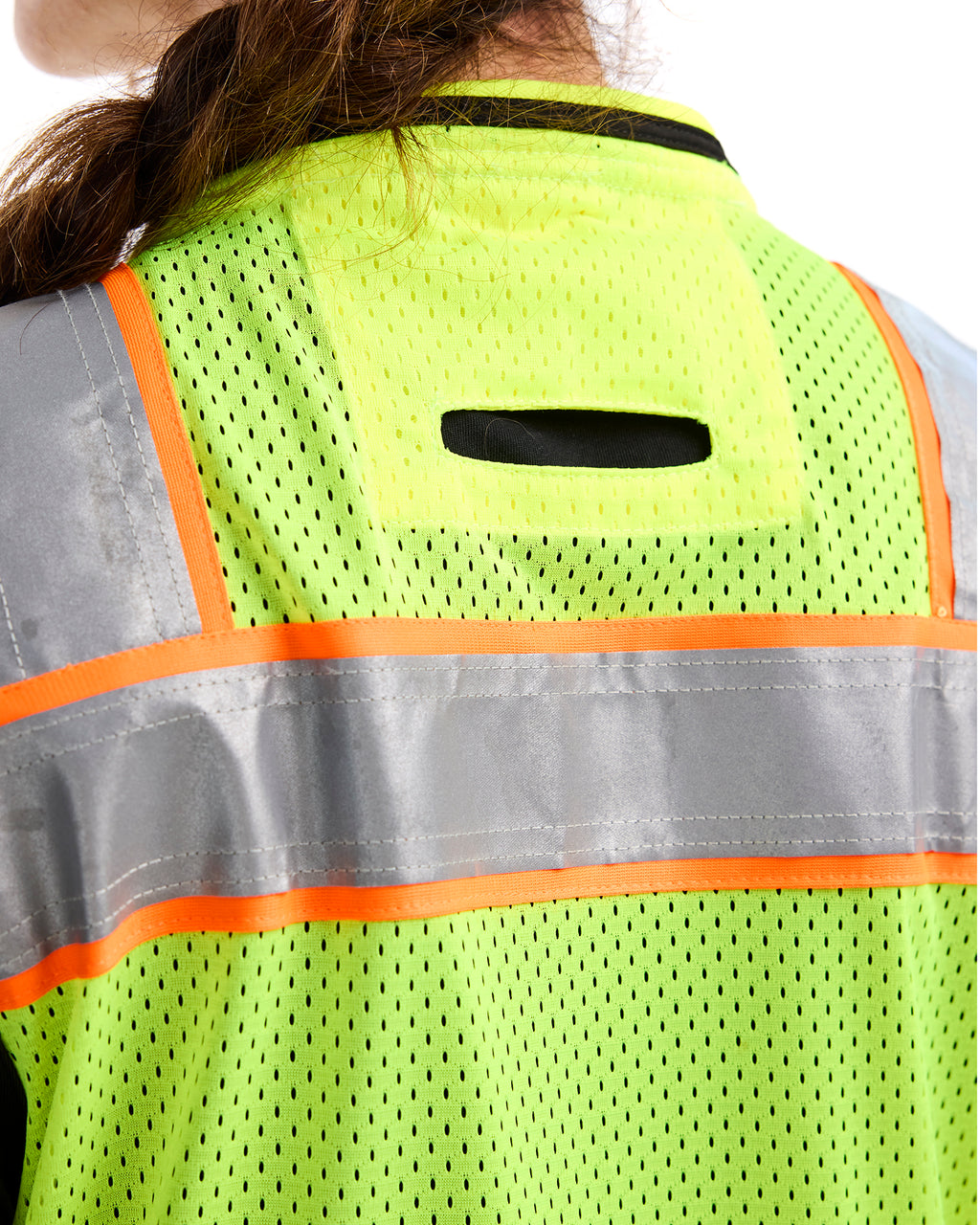 US Women's Hi-Vis Vest - Yellow Hi-viz/Black