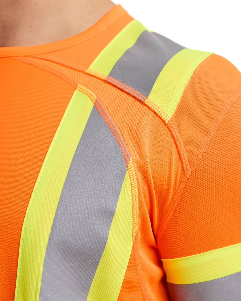 CSA Hi-Vis Long Sleeve T-shirt - Orange