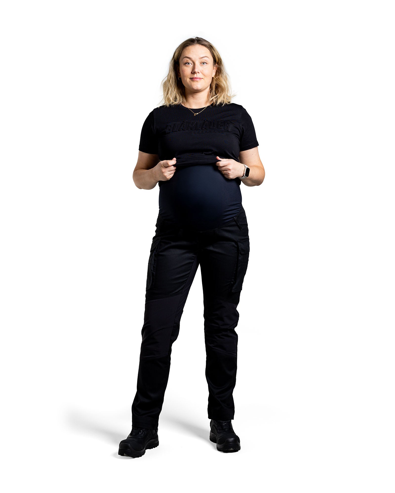 PANTALONS DE MATERNITÉ EXTENSIBLE - Noir