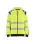Chandail à capuche Haute-visibilité - Jaune haute-visibilité/Noir