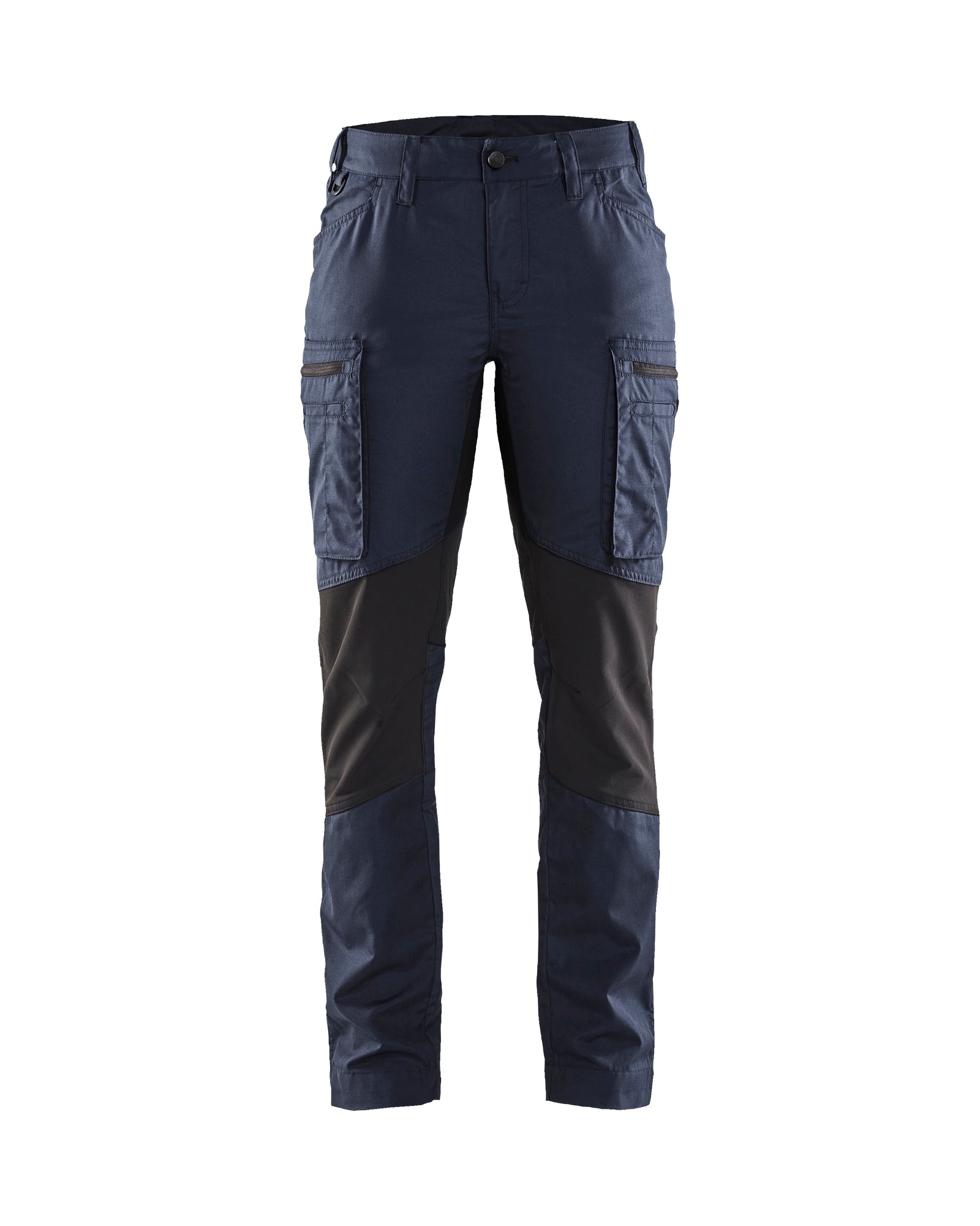 WOMEN'S SERVICE STRETCH PANTS - Dark navy/Black