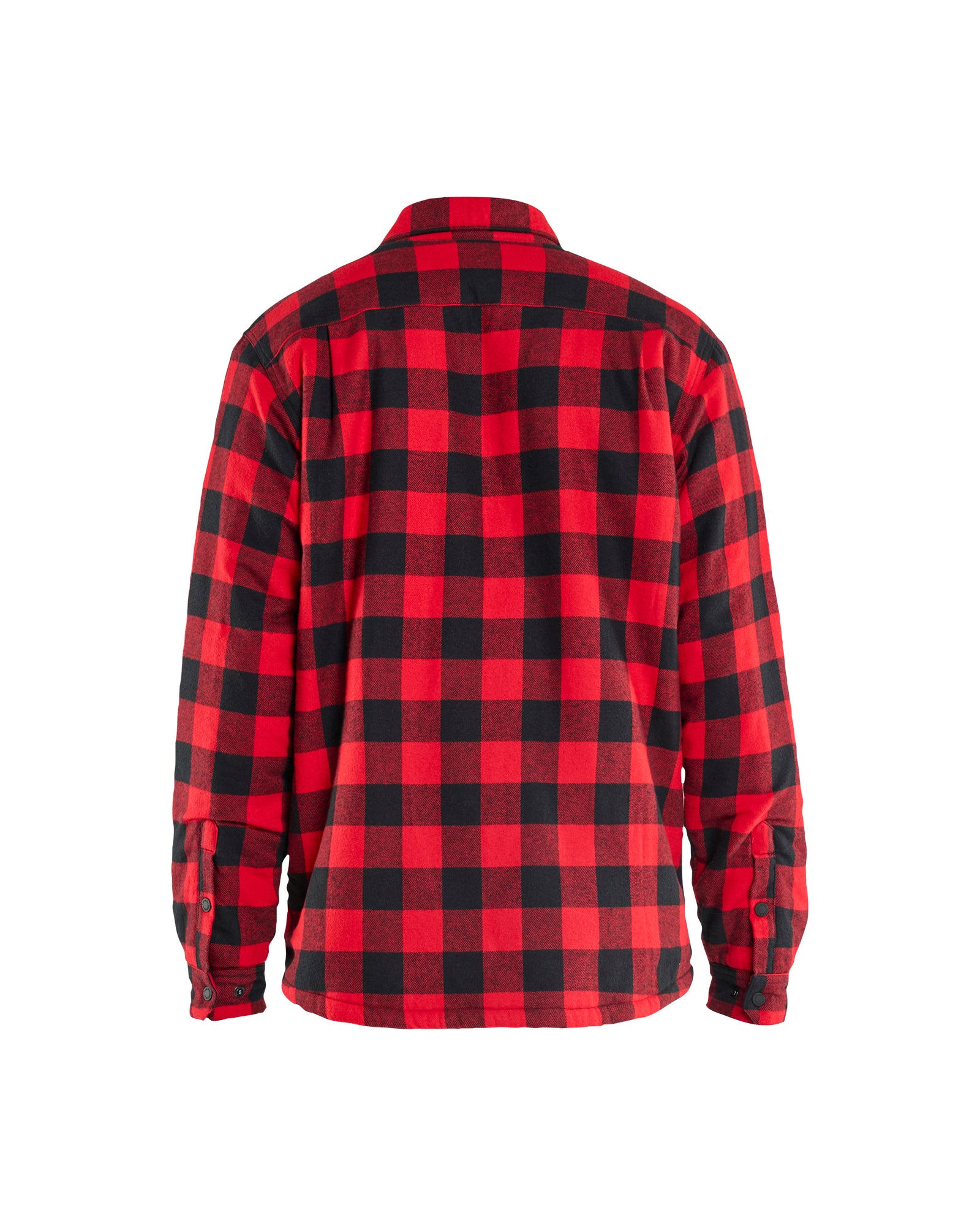 VESTE EN FLANNELLE - Rouge/Noir