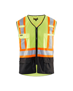 VESTE HAUTE-VISIBILITÉ - Jaune haute-visibilité/Noir