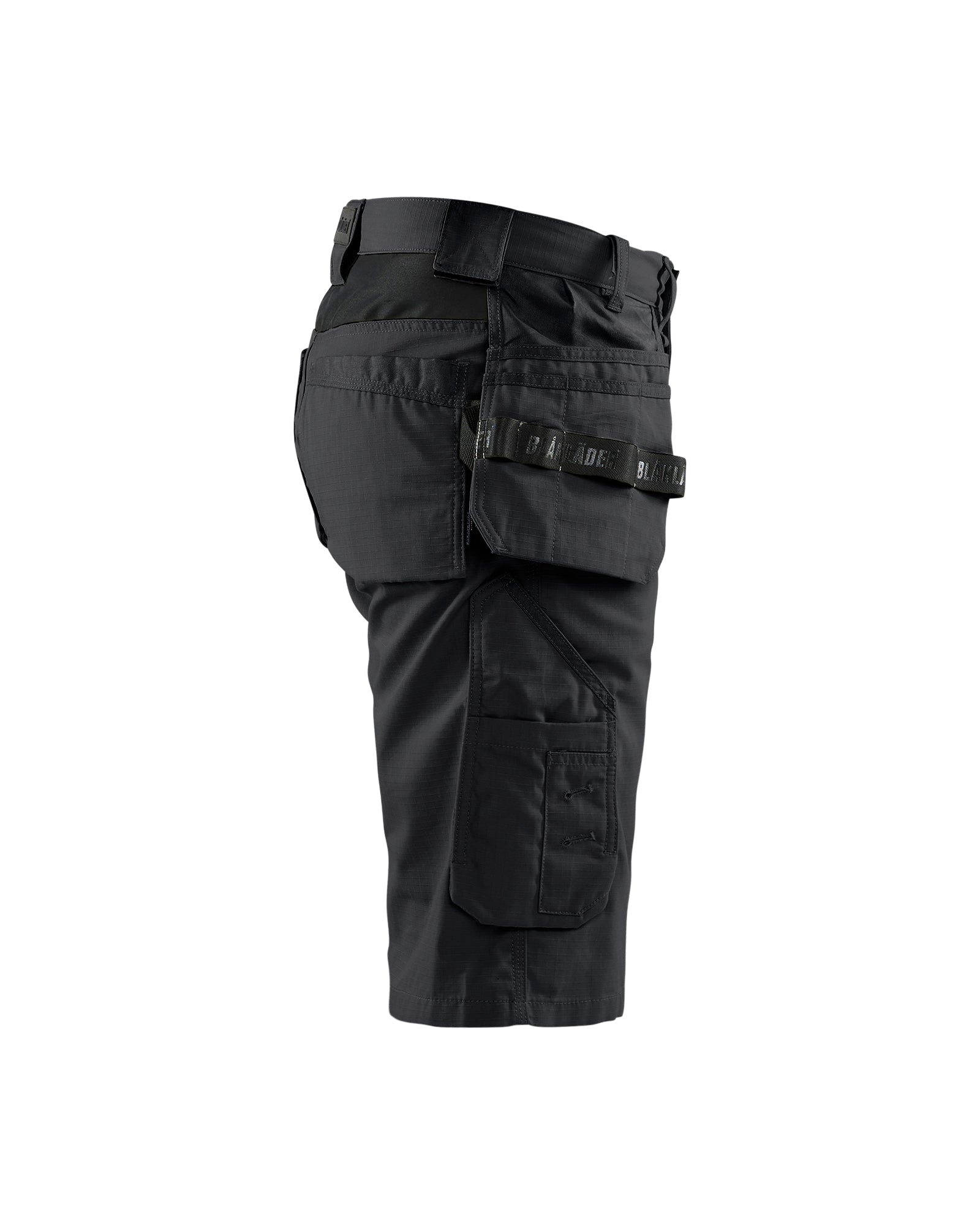 Short Long Anti-déchirure Avec Poches Utilitaires - Noir
