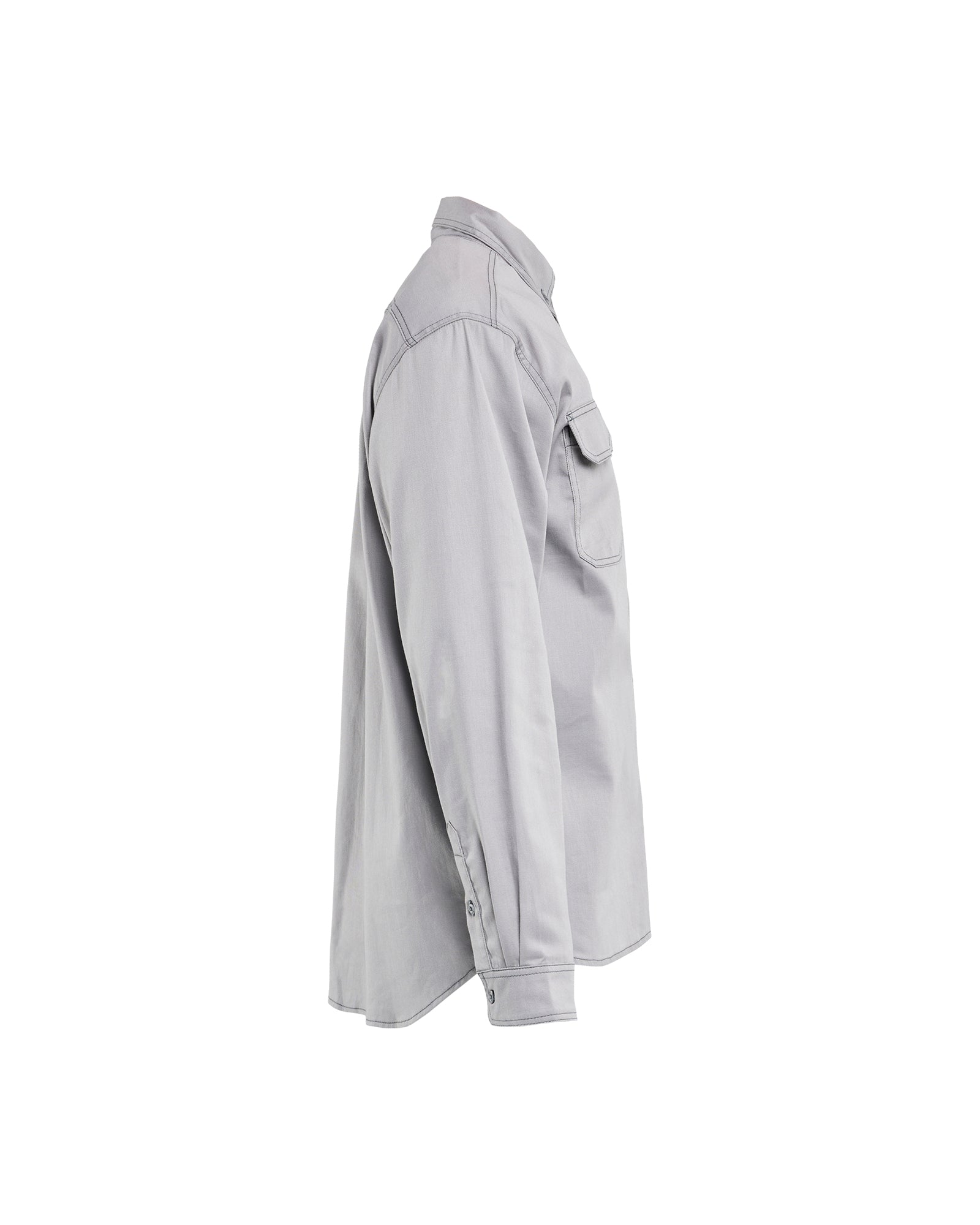 FR Button-Up Shirt - Light grey