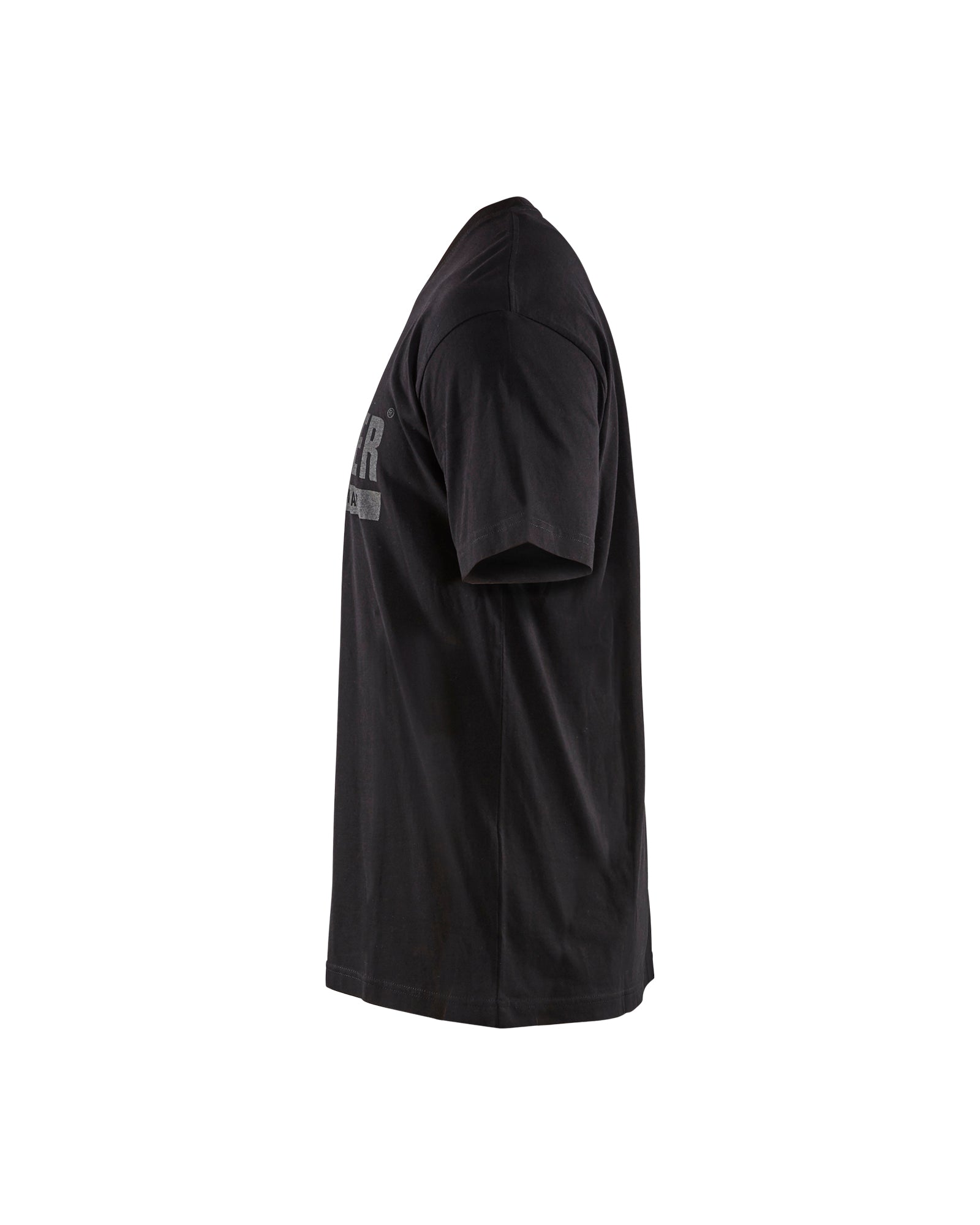 Short Sleeve Branded T-Shirt - Black