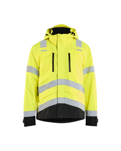 MANTEAU COQUILLE HAUTE-VISIBILITÉ - Jaune haute-visibilité/Noir
