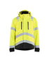 MANTEAU COQUILLE HAUTE-VISIBILITÉ - Jaune haute-visibilité/Noir