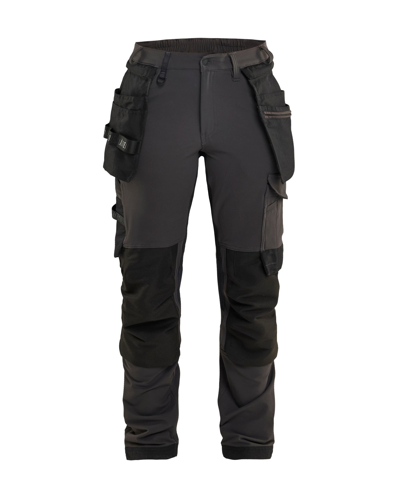 Pantalon de travail extensible dans les 4 sens pour femmes - Gris très Foncé/Noir