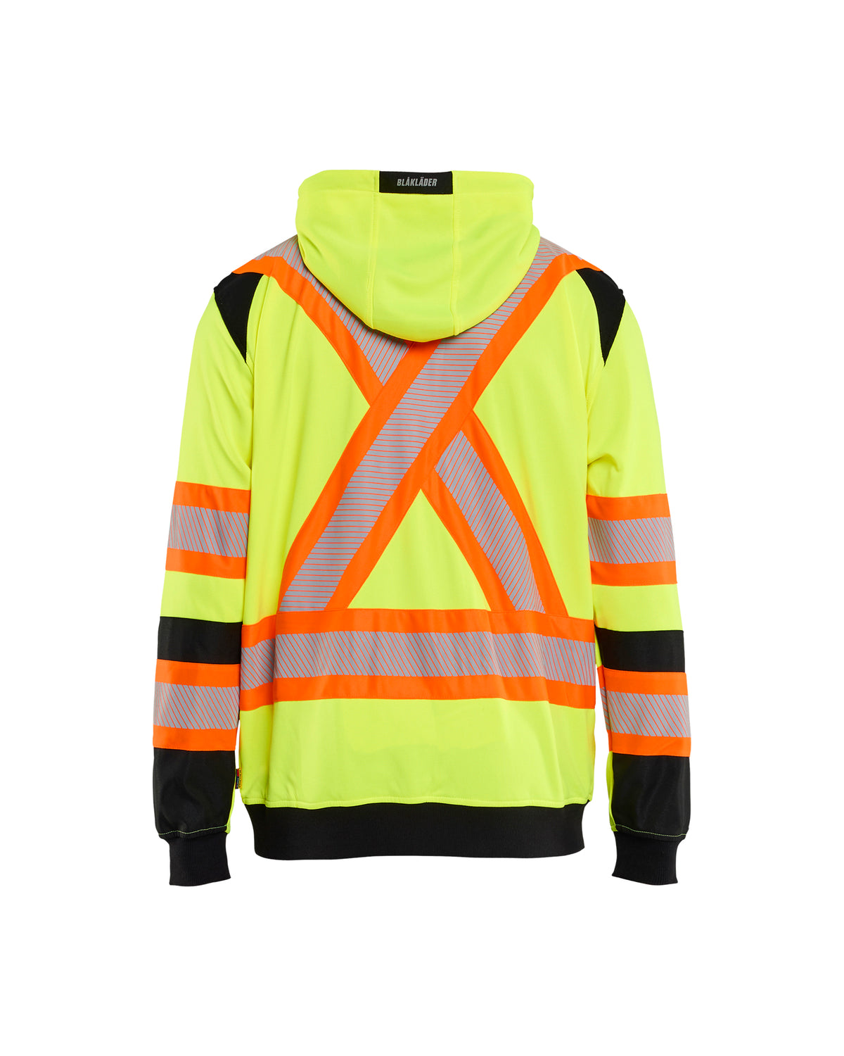 CHANDAIL À CAPUCHE HAUTE-VISIBILITÉ - Jaune haute-visibilité/Noir