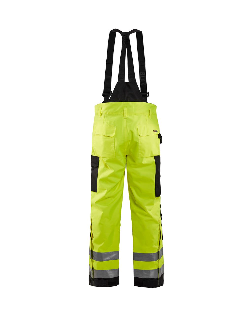 HI-VIS SHELL PANTS - Yellow Hi-viz/Black