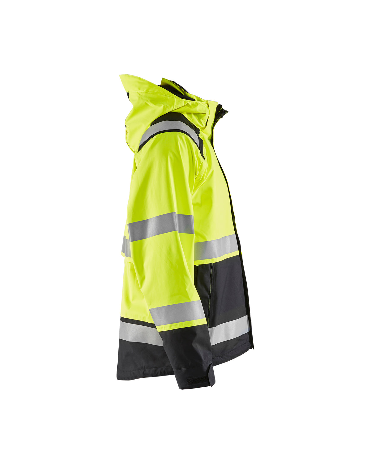 Manteau coquille Premium Haute-visibilité - Jaune haute-visibilité/Noir