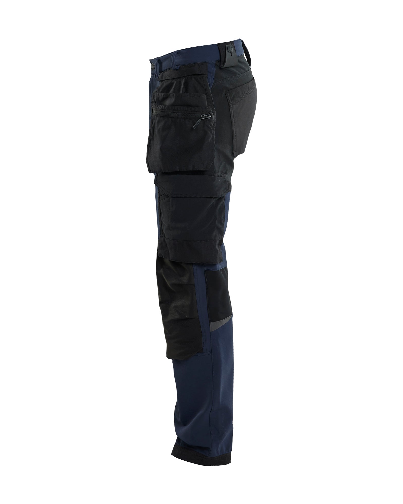 Pantalon De Travail Extensible Dans Les 4 Sens - Marine foncé/Noir