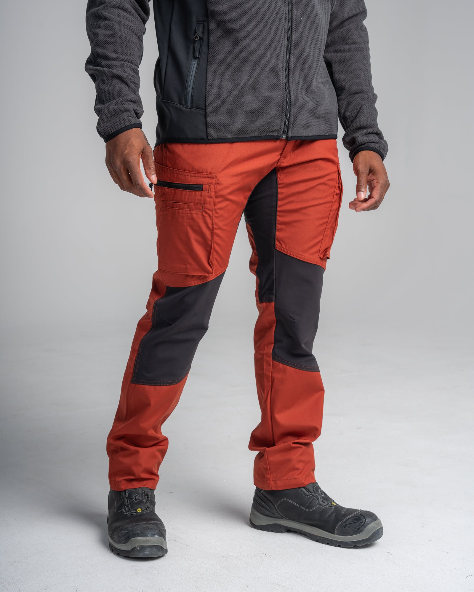 PANTALON SERVICE EXTENSIBLE - Beige/Noir