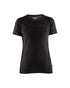T-SHIRT 3D POUR FEMMES - Noir